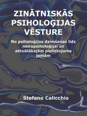 cover image of Zinātniskās psiholoģijas vēsture